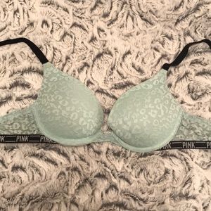 VS Pink Bra - light Blue